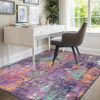 RELEANY Washable 7'x9' Abstract Area Rug - Image 8