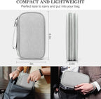 FYY Electronic Organizer, Travel Tech Pouch Bag, Waterproof, Double Layers - Image 2