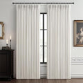 Pleat Viral Linen 90 Inch Blackout Curtains by PleatedDrapes