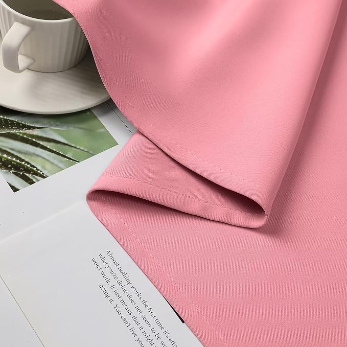 CUCRAF Custom Pink Blackout Curtains 1 Panel Set, Thermal Insulated Grommet - Image 6