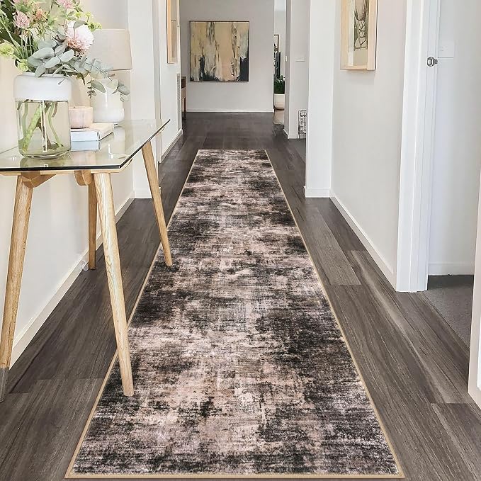 Abstract Runner Rug 2x10 Ft Washable Runners - Image 8
