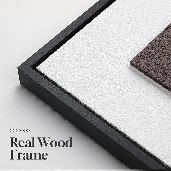 3D Textured Framed Neutral Wall Art, 3 Piece Minimalist Modern Sandstone Art - Image 6