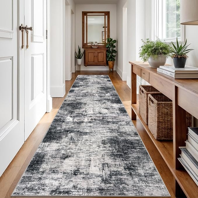 Abstract Runner Rug 3x12 Ft Washable Runners - Image 8