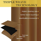 NICETOWN Blackout Drapery Curtain Panel 90 inches Long - Image 3