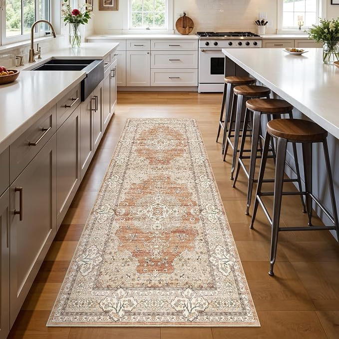 3x8 Washable Hallway Runner Rug by Puino