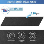Blanket Storage Bags 120L for Comforter Clothes Bedding 2 Pack Black | - Image 4