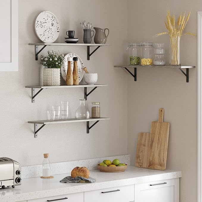 Wall Shelves, 23.6" Long Floating Shelves - Image 6