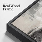 Large Framed Neutral Abstract Wall Art - Image 5