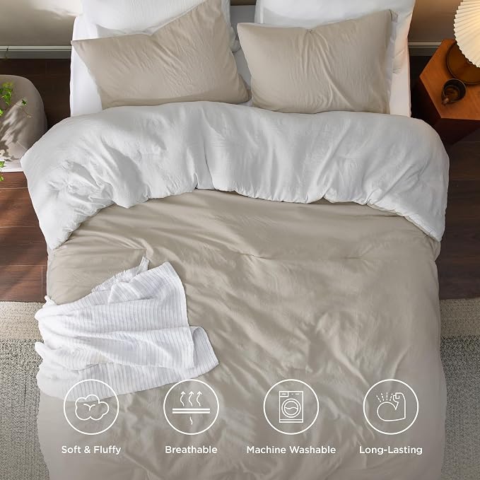 Bedsure Queen Comforter Set, 3 Pieces GentleSoft™ Bed Set, 1 Lightweight - Image 5