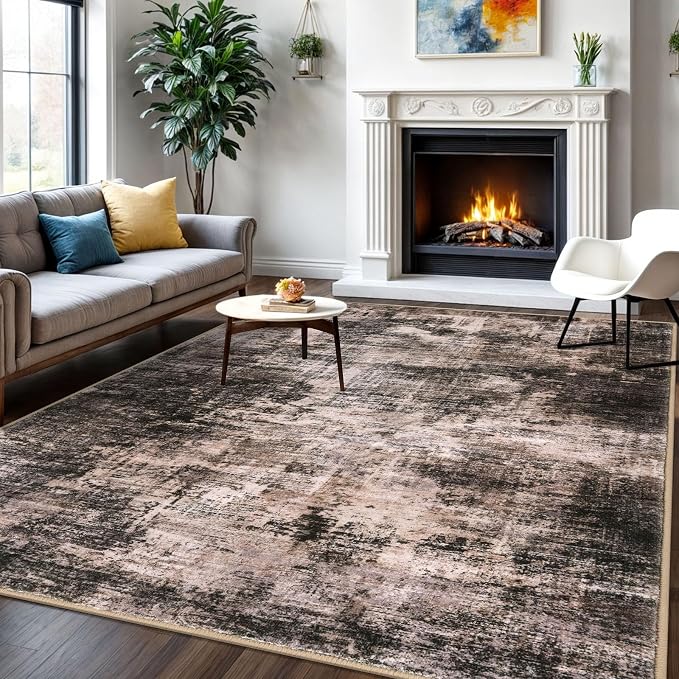 Abstract Area Rugs 6x9 Ft Washable Rugs by iOhouze
