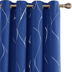 Deconovo Curtains for Living Room, Pattern Blackout Curtains 45 Inches Long | by Unknown