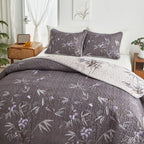 Flysheep Quilt Set 3 Pieces King Size, Soft Microfiber Lightweight Bed Cover - Image 5