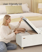 SONGMICS Storage Ottoman Bench - Image 7