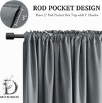 2 Panels Blackout Curtain Panels - Image 4