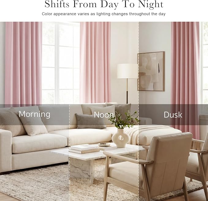 PONY DANCE Extra Long Blackout Curtains 108 inches Long - Image 6