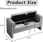 HRVEOCEI Upholstered Storage Bench - Image 2