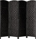 RHF Room Divider Panel, Partition Room Dividers, 4Panel Privacy Screen by RoseHomeFashion