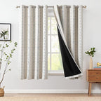 jinchan Boho Blackout Curtains 54 Inch Length by JINCHAN