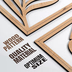 qmmp Modern Wooden Wall Sculptures - Image 5