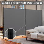 2 Panel Large Room Divider, Folding Privacy Screens - Image 5