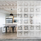 24PCS Hanging Room Divider Wall Screen Panel Room Divider Panels- Leaves | - Image 7