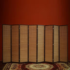 8 Panel Bamboo Room Divider - Image 2