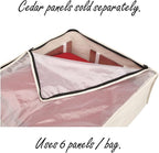 Household Essentials 3364-1 Cotton Canvas Blanket Storage Bags | Natural - Image 5