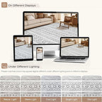 cotiled Boho 8x10 Area Rugs for Living Room: Large Moroccan Washable Rug | - Image 10