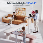 FLEXISPOT H7 32" Pneumatic Height-Adjustable Overbed Table - Image 6