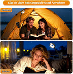 Akynite Clip on Light LED Desk Lamp 5 Brightness+5 Colors Rechargeable Lamp | - Image 7