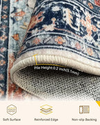 RELEANY Washable Area Rug, Runner 3'x10', Water Repellent, Pet Friendly - Image 3