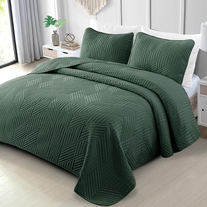 Exclusivo Mezcla Ultrasonic Full Queen Quilt Bedding Set, Soft Microfiber by ExclusivoMezcla