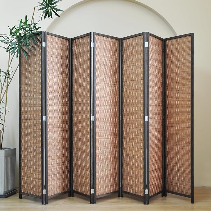 7 Panel Bamboo Room Divider - Image 5