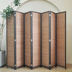 7 Panel Bamboo Room Divider - Image 5