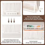 Bedside Caddy Organizer for Dorm Bed Rails - Image 6