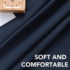 H.VERSAILTEX Back Tab Navy Blackout Curtains 102 Inch Long - Image 5