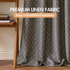 MIULEE 100% Blackout Decorative Linen Curtains - Image 6