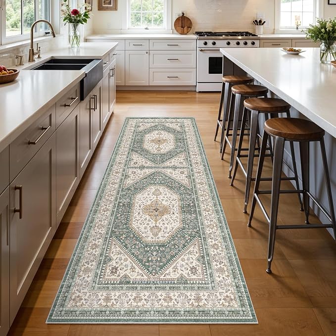 3x8 Washable Hallway Runner Rug by Puino