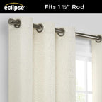 Eclipse Extra Wide Grommet Curtain, Kendall Sliding Patio Door Curtain Panel - Image 3