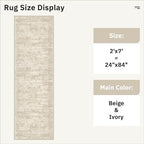 Soalmost Runner Rug 2x7 Washable Non-Slip Hallway Rugs - Image 5