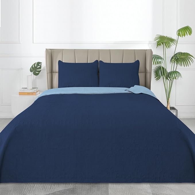 Easy-Going Reversible Quilt Set Twin, Bedspread - Image 2