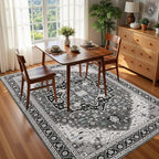 Macgace Washable Vintage Area Rug - Image 2