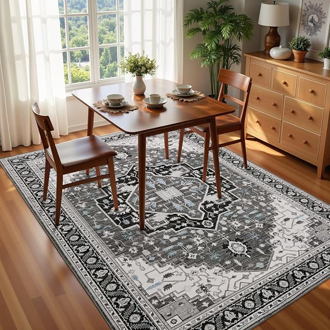 Macgace Washable Vintage Small Area Rug - Image 2