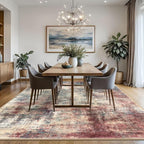 Abstract Area Rugs 8x10 Ft Washable Large Rugs - Image 2