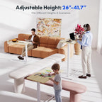 FLEXISPOT H7 28" Pneumatic Height-Adjustable Overbed Table - Image 3