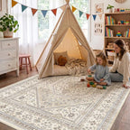 7x10 Washable Area Rug for Living Room - Image 3