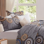 3 Pieces Full/Queen Size Quilt Set Lightweight Summer Bedspread 90''x98'' Soft - Image 6