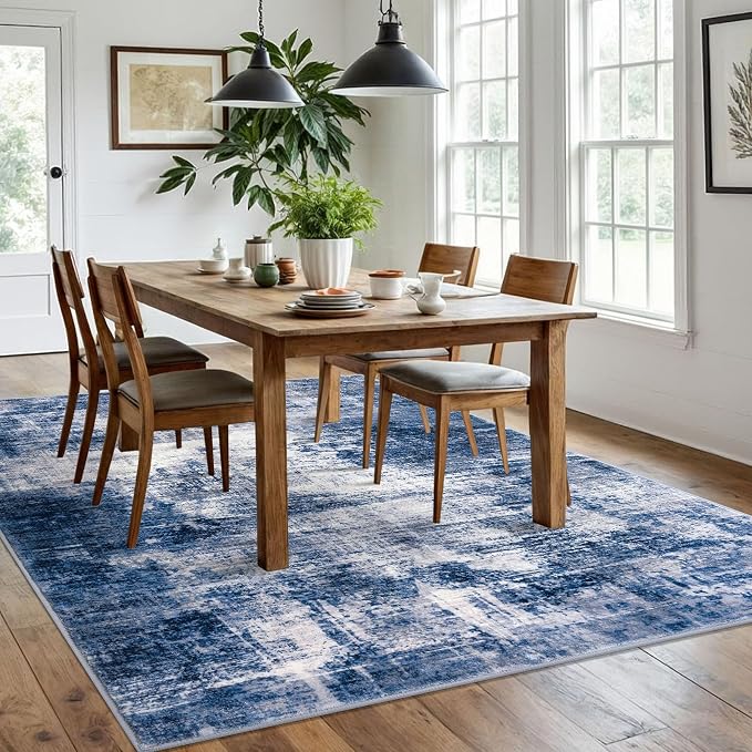 Abstract Area Rugs 6x9 Ft Washable Rugs - Image 3