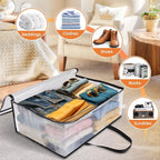 TasticTotes 8 Pack Clear Storage Bags - Image 6