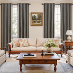 MIULEE 100% Blackout Decorative Linen Curtains - Image 5